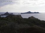 Les iles sanguinaires vu du sentier de douaniers